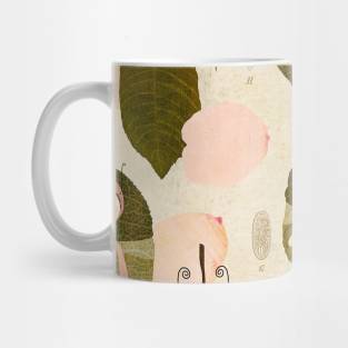 Leaf sleepers pattern Mug